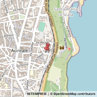 Mappa Via Aranci, 40, 95024 Acireale, Catania (Sicilia)