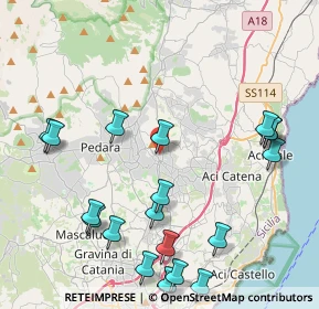 Mappa Via Giovanni Pacini, 95029 Viagrande CT, Italia (5.797)