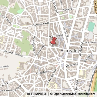 Mappa Piazza San Domenico, 1, 95024 Acireale, Catania (Sicilia)