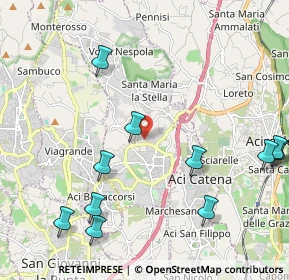 Mappa 95025 Aci Sant'Antonio CT, Italia (2.90727)