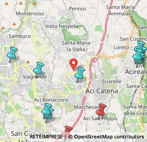 Mappa 95025 Aci Sant'Antonio CT, Italia (3.32636)