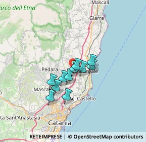 Mappa 95025 Aci Sant'Antonio CT, Italia (4.88273)