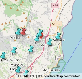 Mappa 95025 Aci Sant'Antonio CT, Italia (5.10364)