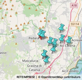 Mappa Corso Europa, 95029 Trecastagni CT, Italia (3.39727)