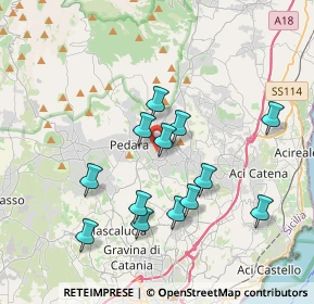 Mappa Corso Europa, 95029 Trecastagni CT, Italia (3.87923)