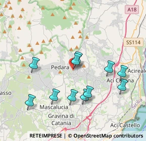 Mappa Corso Europa, 95029 Trecastagni CT, Italia (4.21636)