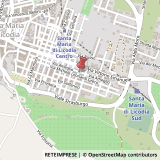 Mappa Viale delle Rimembranze, 10, 95038 Santa Maria di Licodia CT, Italia, 95038 Santa Maria di Licodia, Catania (Sicilia)