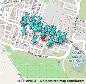 Mappa Viale delle Rimembranze, 95038 Santa Maria di Licodia CT, Italia (0.16667)