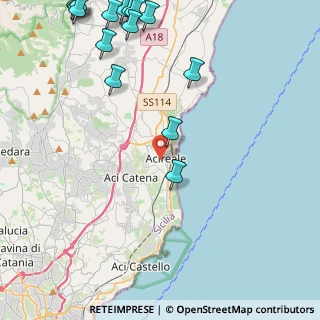 Mappa Via S. Biagio, 95024 Acireale CT, Italia (7.16267)