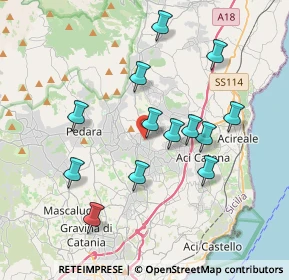 Mappa Via A. di Mauro, 95029 Viagrande CT, Italia (3.97538)