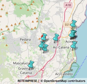 Mappa Via A. di Mauro, 95029 Viagrande CT, Italia (4.32727)