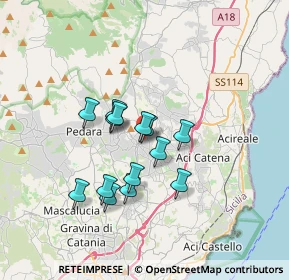 Mappa Via A. di Mauro, 95029 Viagrande CT, Italia (3.02643)