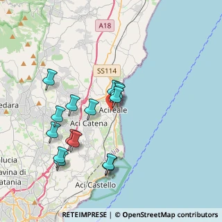 Mappa Via Fichera, 95024 Acireale CT, Italia (4.052)