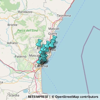 Mappa Via Ruggero Settimo, 95024 Acireale CT, Italia (8.86438)