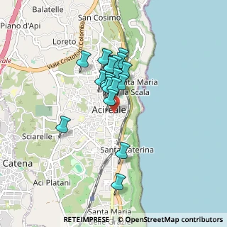 Mappa Via Romeo, 95024 Acireale CT, Italia (0.7385)