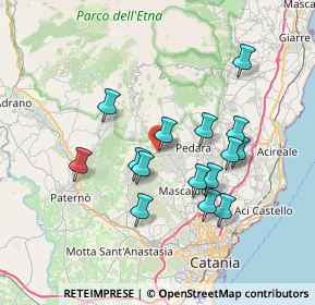 Mappa Via Guglielmo Marconi, 95030 Nicolosi CT, Italia (7.322)