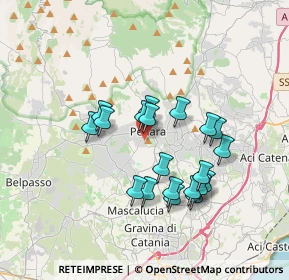 Mappa Via Sottomonte Troina, 95030 Pedara CT, Italia (3.49)