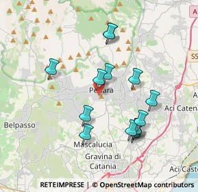 Mappa Via Sottomonte Troina, 95030 Pedara CT, Italia (3.925)