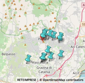 Mappa Via Sottomonte Troina, 95030 Pedara CT, Italia (3.01929)