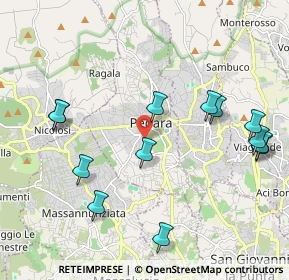 Mappa Via Sottomonte Troina, 95030 Pedara CT, Italia (2.55615)