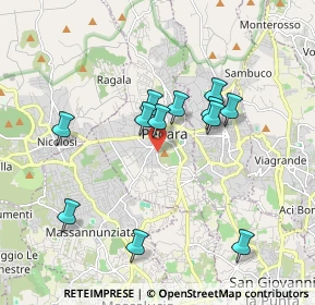 Mappa Via Sottomonte Troina, 95030 Pedara CT, Italia (1.895)