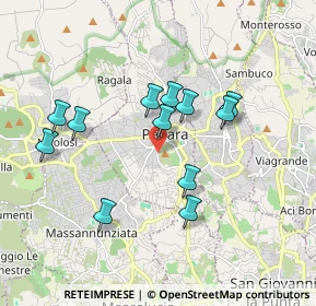 Mappa Via Sottomonte Troina, 95030 Pedara CT, Italia (1.86167)