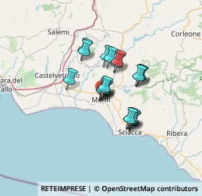 Mappa Via Pio La Torre, 92013 Menfi AG, Italia (9.9035)