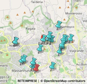 Mappa Piazza del Popolo, 95030 Pedara CT, Italia (2.112)