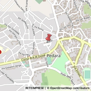 Mappa Piazza del Popolo, 1A, 95030 Pedara, Catania (Sicilia)