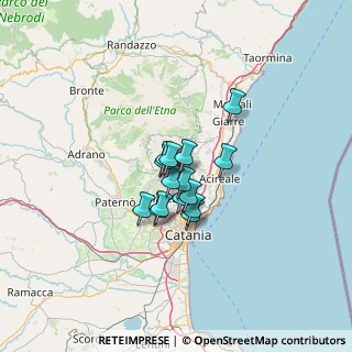 Mappa Via Ammiraglio Antonino Toscano, 95030 Pedara CT, Italia (8.39467)