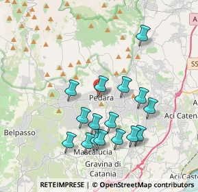 Mappa Via Pappalardo, 95030 Pedara CT, Italia (4.12938)