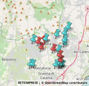 Mappa Via Pappalardo, 95030 Pedara CT, Italia (4.037)