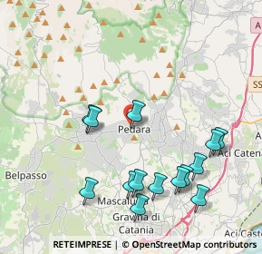 Mappa Via Pappalardo, 95030 Pedara CT, Italia (4.90214)