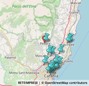 Mappa Via Pappalardo, 95030 Pedara CT, Italia (9.25625)