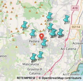 Mappa 95029 Trecastagni CT, Italia (3.60308)