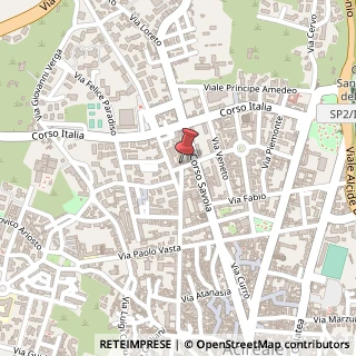 Mappa Via Giuseppe Martinez, 16, 95024 Acireale, Catania (Sicilia)
