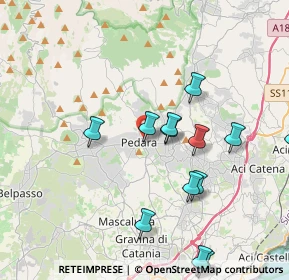 Mappa Pedara, 95030 Pedara CT, Italia (4.64308)