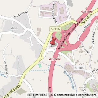 Mappa Via Allegracuore, 32/34, 95022 Aci Catena, Catania (Sicilia)