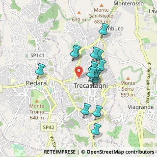 Mappa Via Cesare Pavese, 95039 Trecastagni CT, Italia (0.83467)