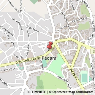 Mappa Corso Ara di Giove, 76, 95030 Pedara, Catania (Sicilia)