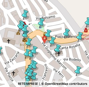 Mappa Via Lisi, 92010 Bivona AG, Italia (0.08519)