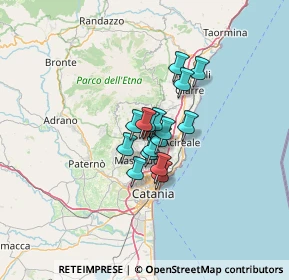 Mappa Via Simone del Pozzo, 95030 Pedara CT, Italia (7.87625)