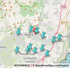 Mappa Via G. Grassi, 95039 Trecastagni CT, Italia (4.37833)