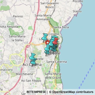 Mappa Via Giovanni Verga, 95024 Acireale CT, Italia (0.824)
