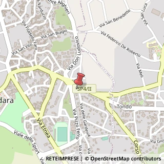 Mappa Via Delle Gardenie, 2, 95030 Pedara, Catania (Sicilia)