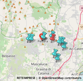 Mappa Via Laudani, 95030 Pedara CT, Italia (2.98364)