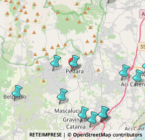 Mappa Via Laudani, 95030 Pedara CT, Italia (6.23917)