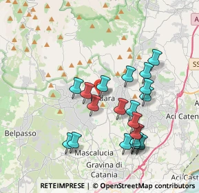 Mappa Via Laudani, 95030 Pedara CT, Italia (4.0645)