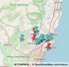 Mappa Via Laudani, 95030 Pedara CT, Italia (6.26091)