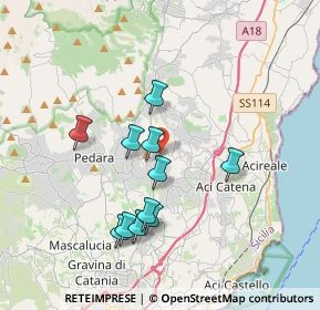 Mappa Via Messina, 95029 Viagrande CT, Italia (3.70545)